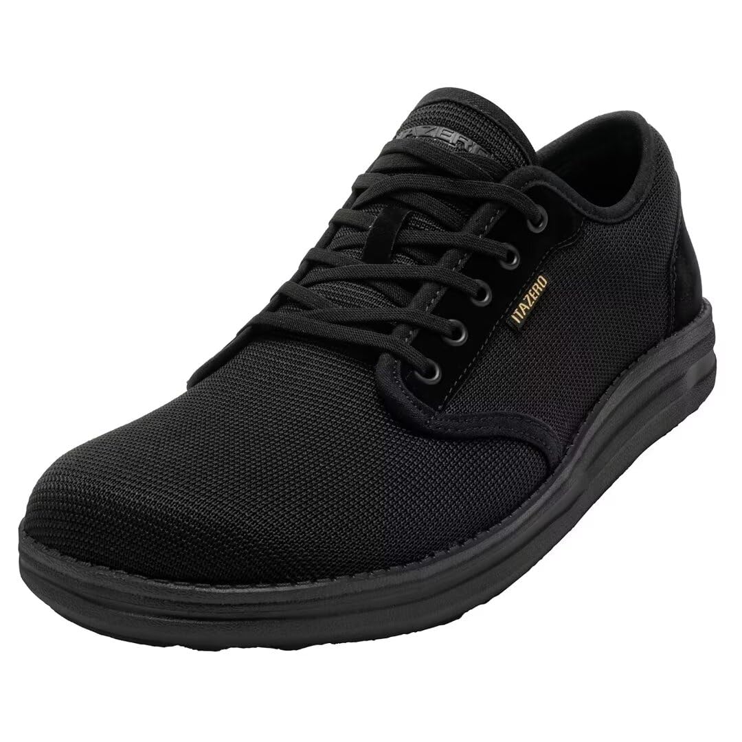 1TAZERO Mens Wide Shoes Orthopedic Barefoot Shoes Extra Wide Toe Casual Arch Sho
