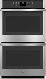 GE JTD3000SNSS 30" Smart Built‑In Self‑Clean Double Wall Oven – 10 cu ft Total Capacity, Wi‑Fi Connected, Sabbath Mode, Stainless Steel