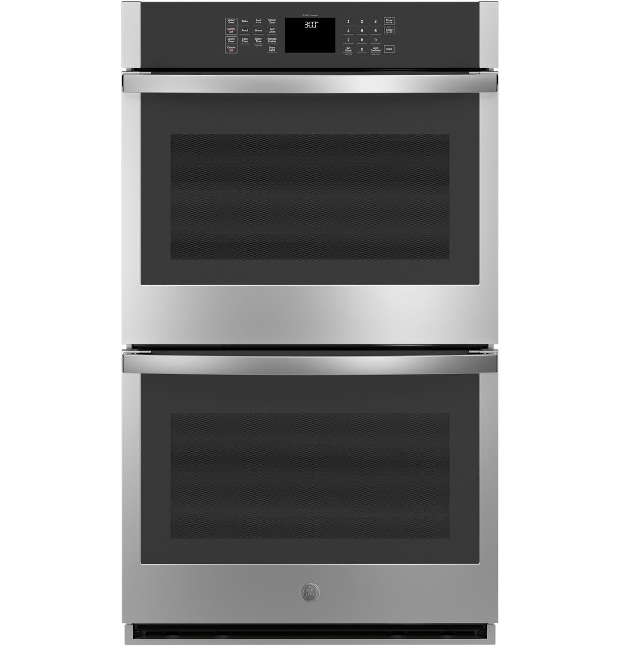 GE JTD3000SNSS 30" Smart Built‑In Self‑Clean Double Wall Oven – 10 cu ft Total C
