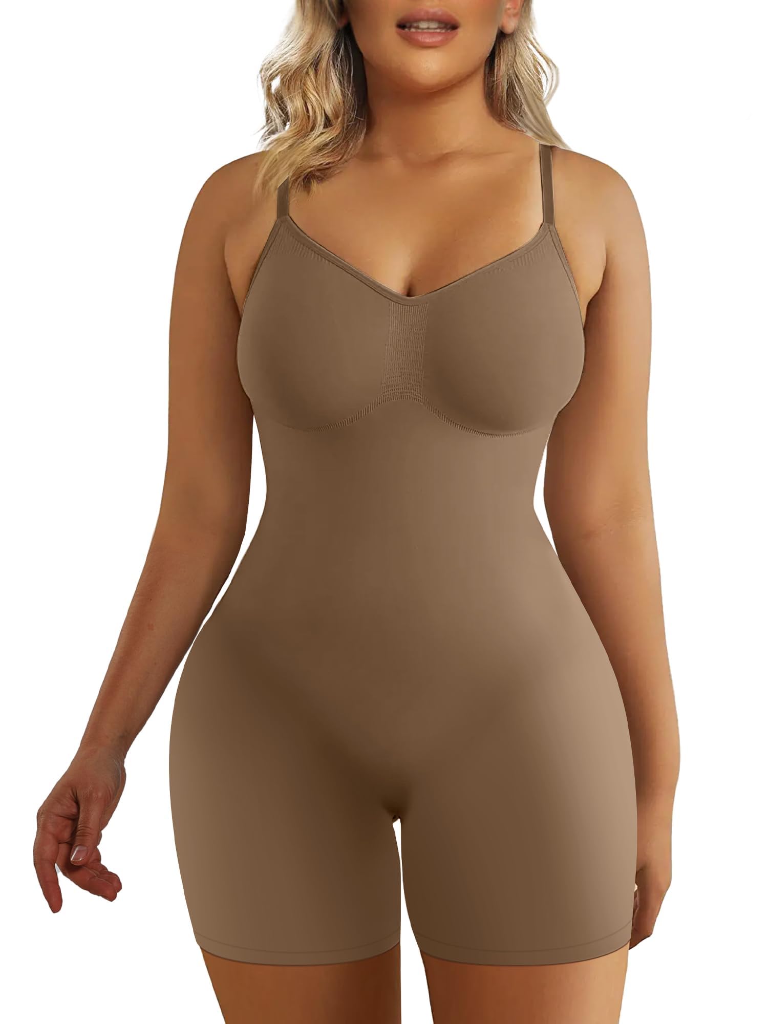 SHAPERX Shapewear for Women Tummy Control Bodysuit Butt Lifter Full Body Shaper 