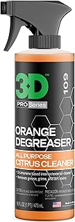 3D Orange Degreaser – Citrus-Based Car Cleaner for Oil, Grease, Grime &amp; Adhesives – Water-Based, Non-Corrosive, Eco-Friendly, Interior &amp; Exterior Use - 16 Fl oz