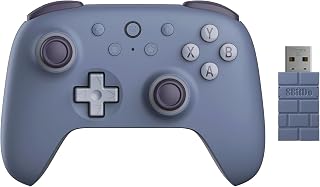 8BitDo Ultimate 2C Wireless Controller for Windows PC&Android, Blueberry | Gamepad with Hall Effect Joysticks and Hall Triggers, 1000Hz Polling Rate, Remappable L4/R4 Bumpers