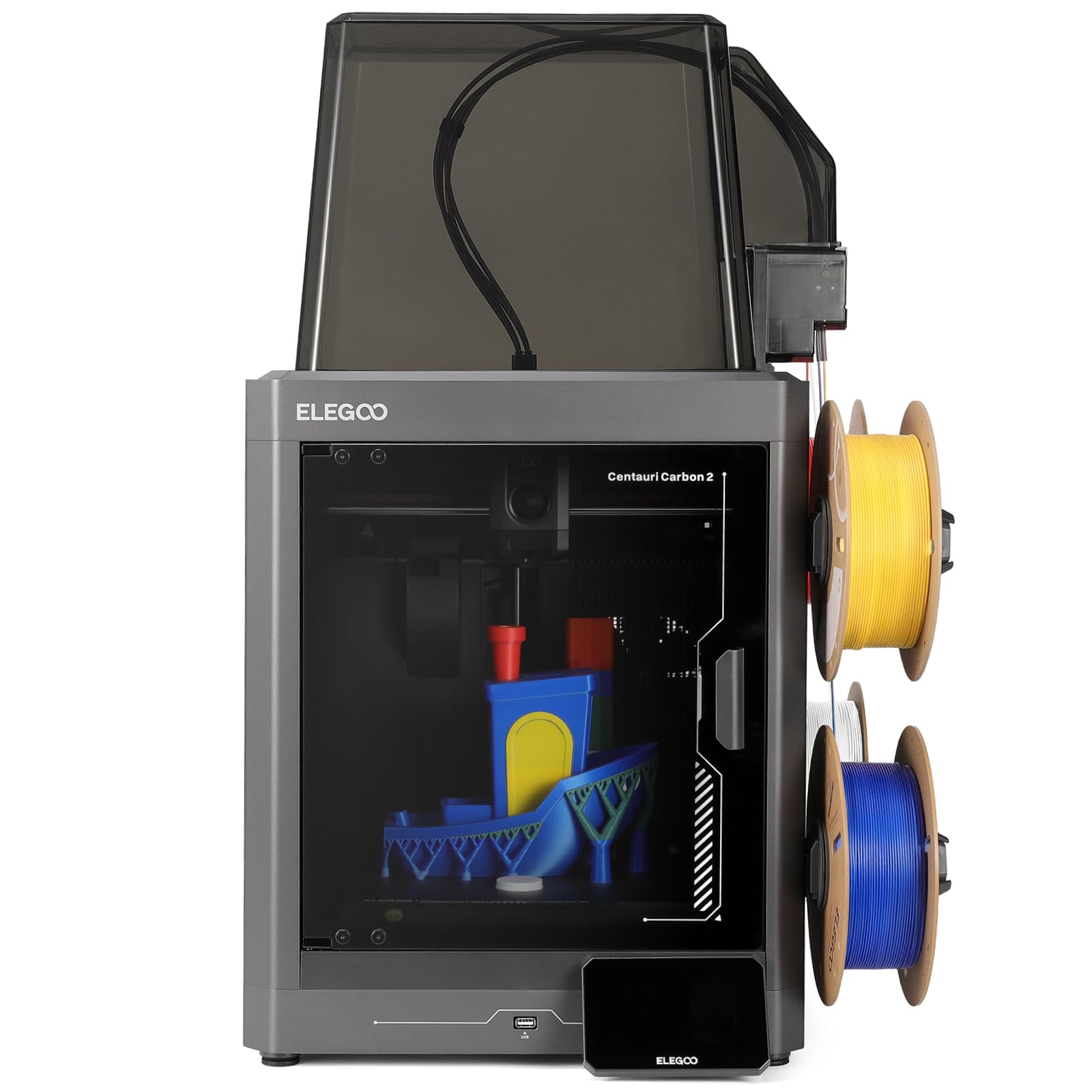 ELEGOO Centauri Carbon 2 Combo 3D Printer, Multicolour Printing | 500mm/s High S