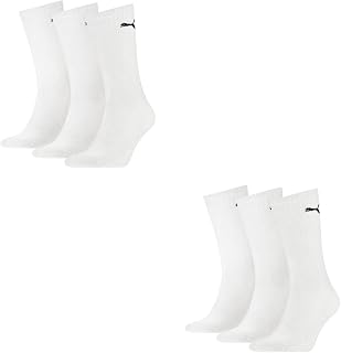 PUMA One Quarter Socks (3 Pairs) -Mix Brown, 35-38 (Pack of 6) Unisex