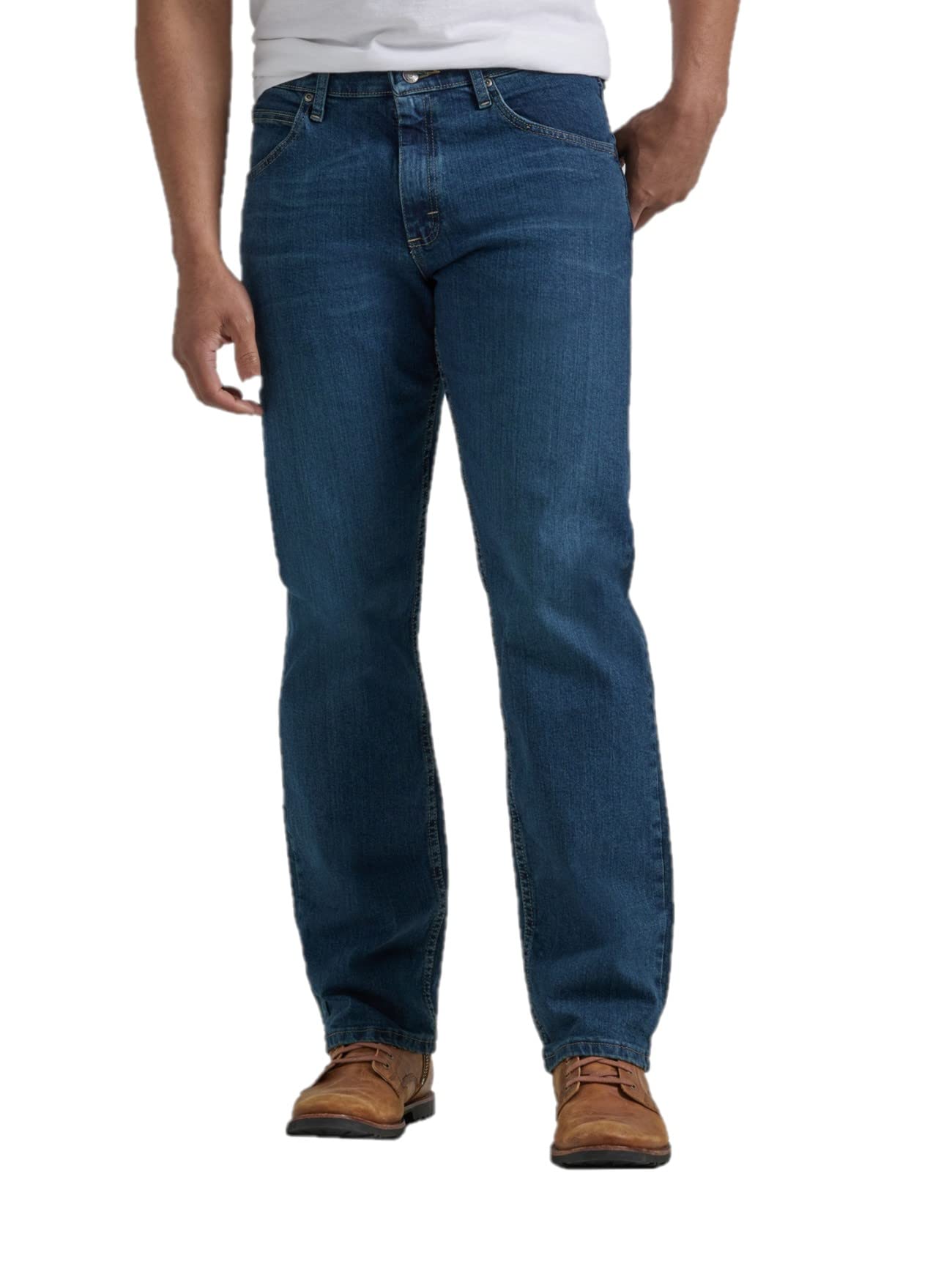 Wrangler Authentics Men's Regular Fit Comfort Flex Waist Jean