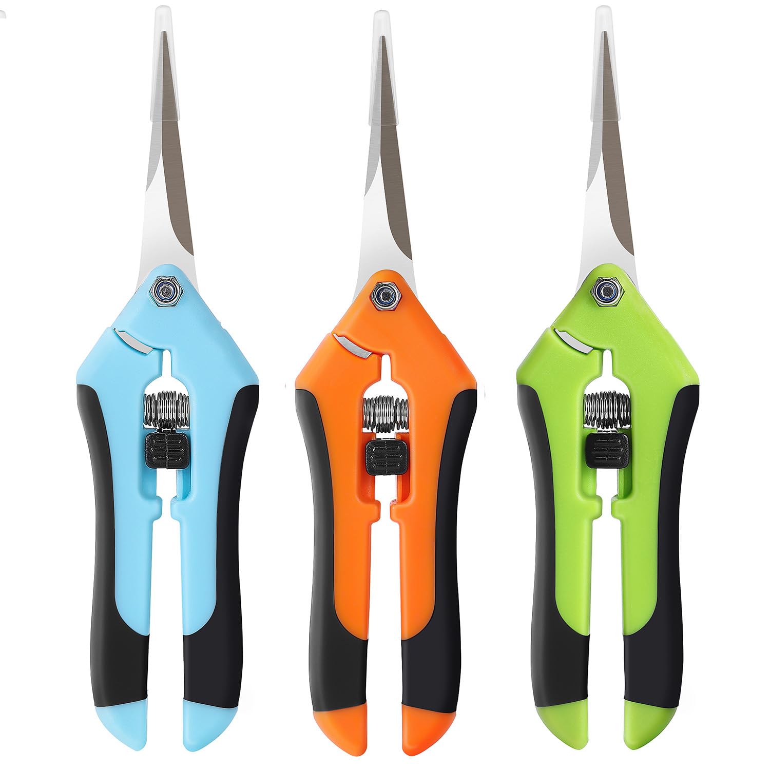 BEoffer 3 Pack Pruning Shears 6.5 Inch Stainless Steel Garden Scissors | With Sh