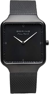 Bering Damen Quarz Uhr | Armbanduhr 32 mm Edelstahlgehäuse und Zifferblatt | Milanaisearmband | Saphierglas | 3 ATM | 15832