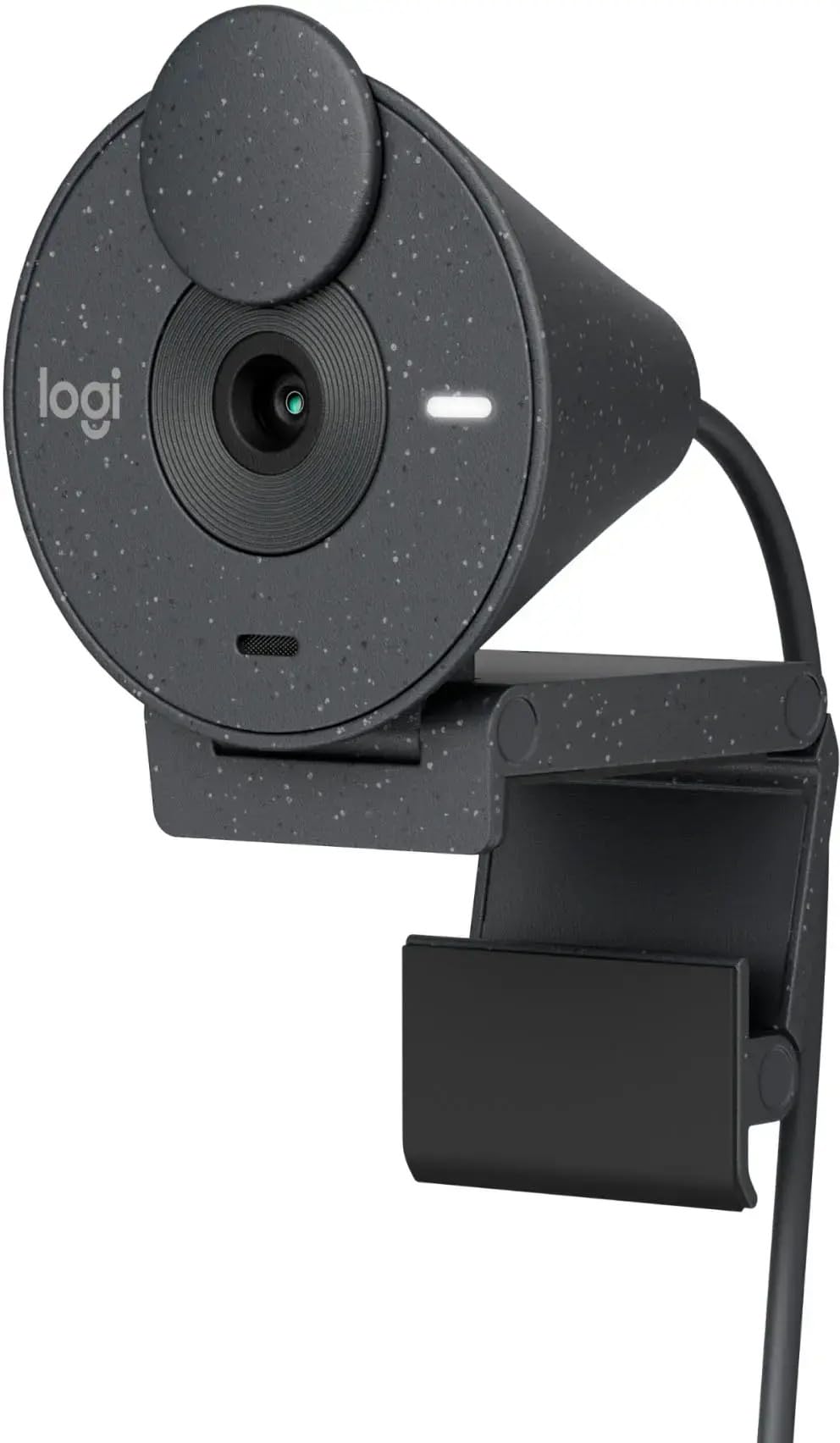 Logitech - Brio 300 1920x1080p USB-C Webcam with Privacy Shutter, Auto Light Cor