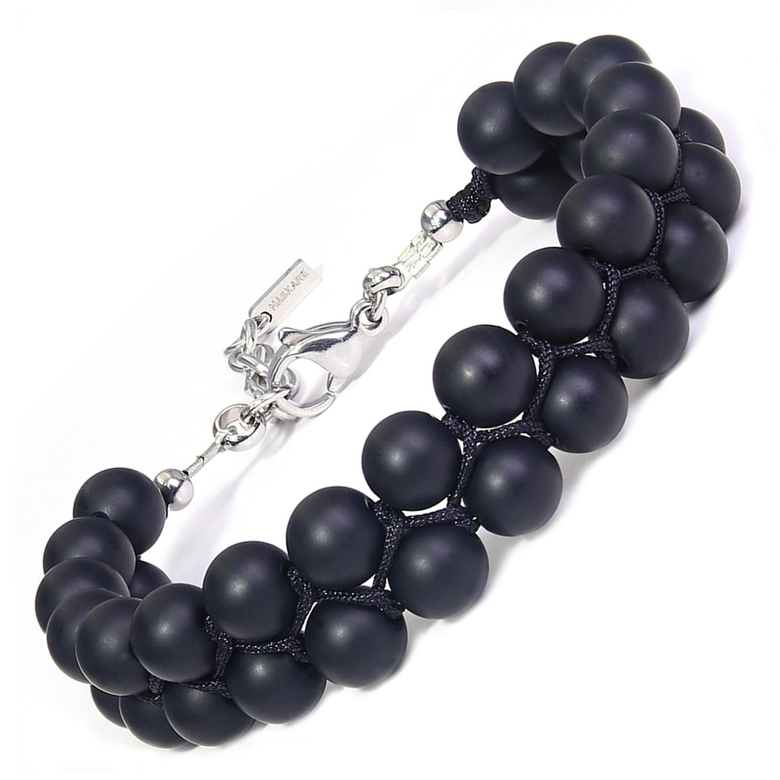 Triple Protection Bracelet for Men - HASKARE Natural Stone Tiger Eye Hematite Ob