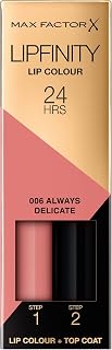 Max Factor Always Delicate Lipfinity Lipstick Number 6