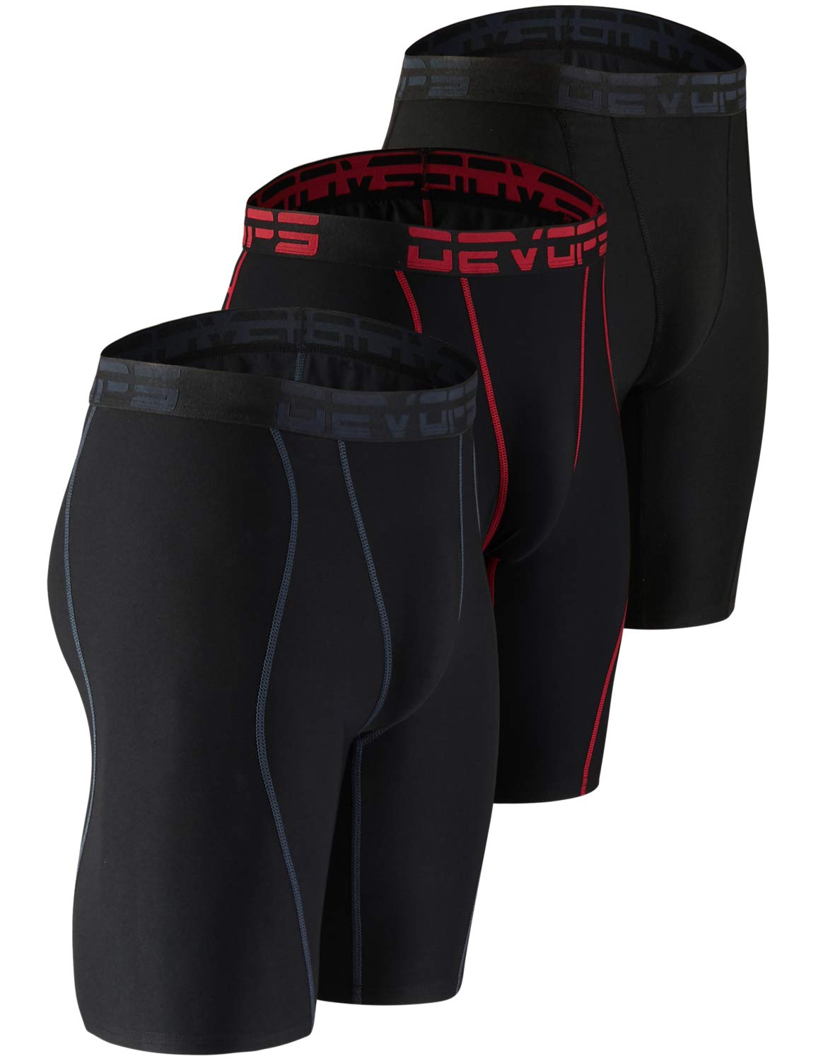 DEVOPS Men's Compression Underwear (Pack of 3)