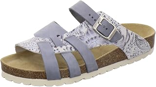 AFS Shoes 2122 Comfortable Women's Leather Mules, Fashionable Sandals, Slippers, Handmade in Germany