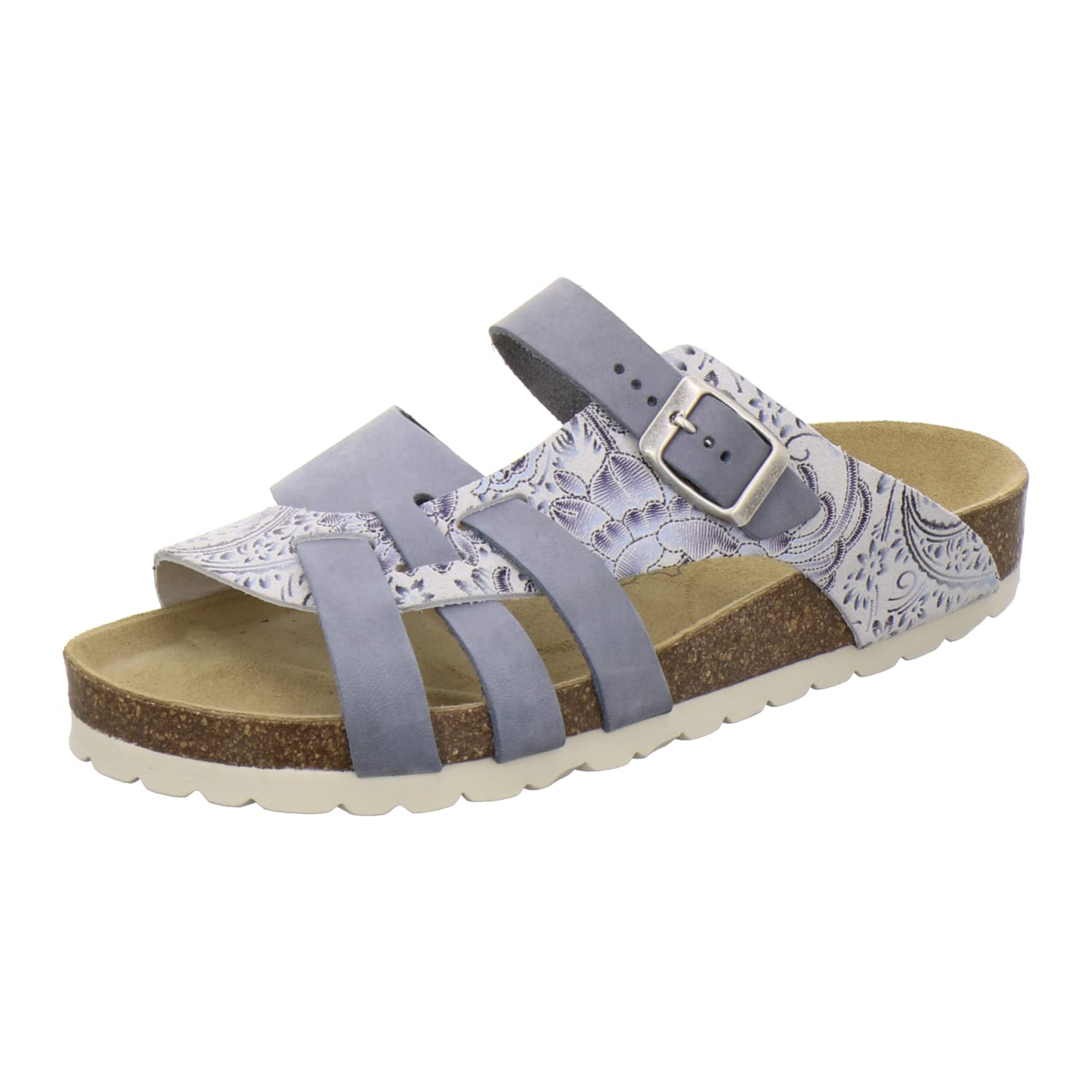 AFS Shoes 2122 Comfortable Women's Leather Mules, Fashionable Sandals, Slippers,