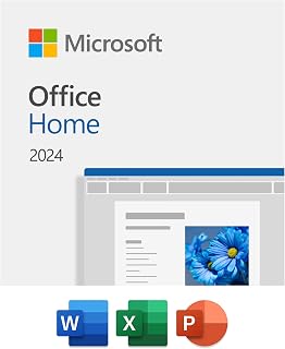 Microsoft Office Home 2024 | Classic Apps: Word, Excel, PowerPoint | One-Time purchase for 1 PC/MAC