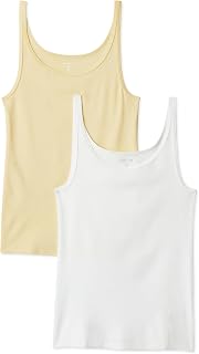 Amazon Essentials Women's Slim Fit Spaghetti Strap Tank Top 2 Pack