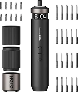 HOTO PixelDrive Electric Screwdriver Set, Smart Display, 6 Torque Settings
