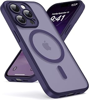 Oududianzi - Magnetic Cover for iPhone 14 Pro Max Magsafe, Dark Purple