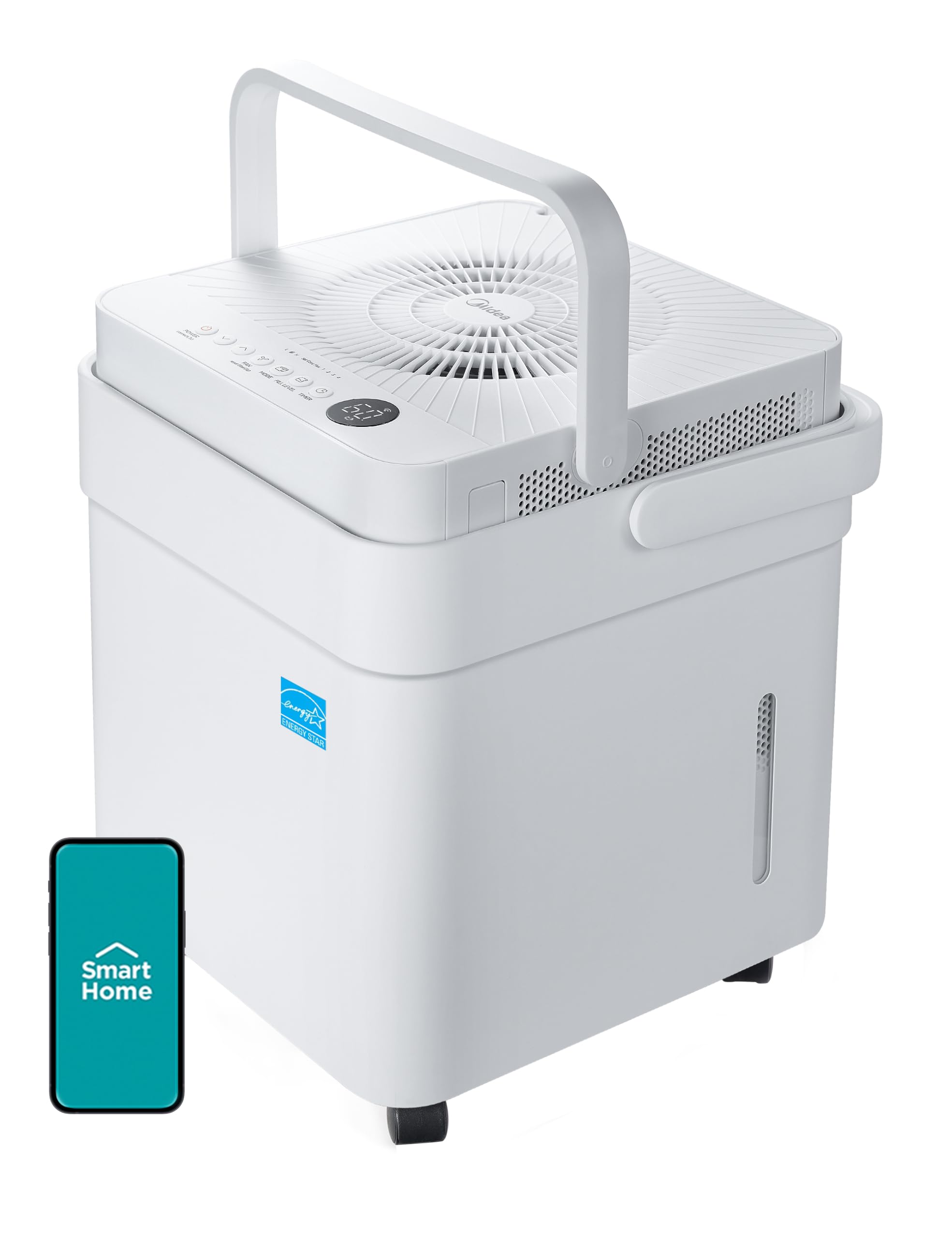 Midea Cube 20 Pint Dehumidifier for Basement, 1,500 Sq. Ft, Energy star | Large 
