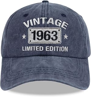 Vintage 1964 1963 1962 1961 1960 1959 1958 1957 1956 1955 Limited Edition Adjustable Embroidered Baseball Cap