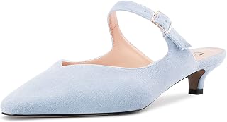 Castamere Women's Stockings Kitten Heel Square Toe Slip-On Sandals Party Classic 3 CM Heels