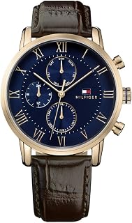 Tommy Hilfiger Multi Zifferblatt Quarz Uhr für Herren mit Edelstahlarmband oder Lederarmband