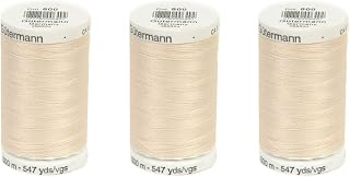 Gutermann Sew-All Thread 547 Yards Col. 800 Ivory (3-Pack)