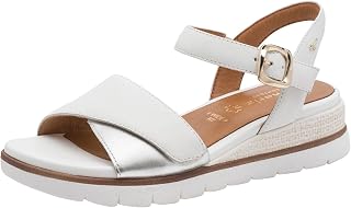 Tamaris womens Tamaris Comfort Damen Wedge/Plat Sand Multiadjustable