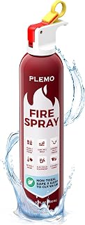 PLEMO Home Fire Extinguisher All-in-1, Car extinguisher for Kitchen, Caravan, Camping, Tackles multiple types of fire F60L, 1-Pack