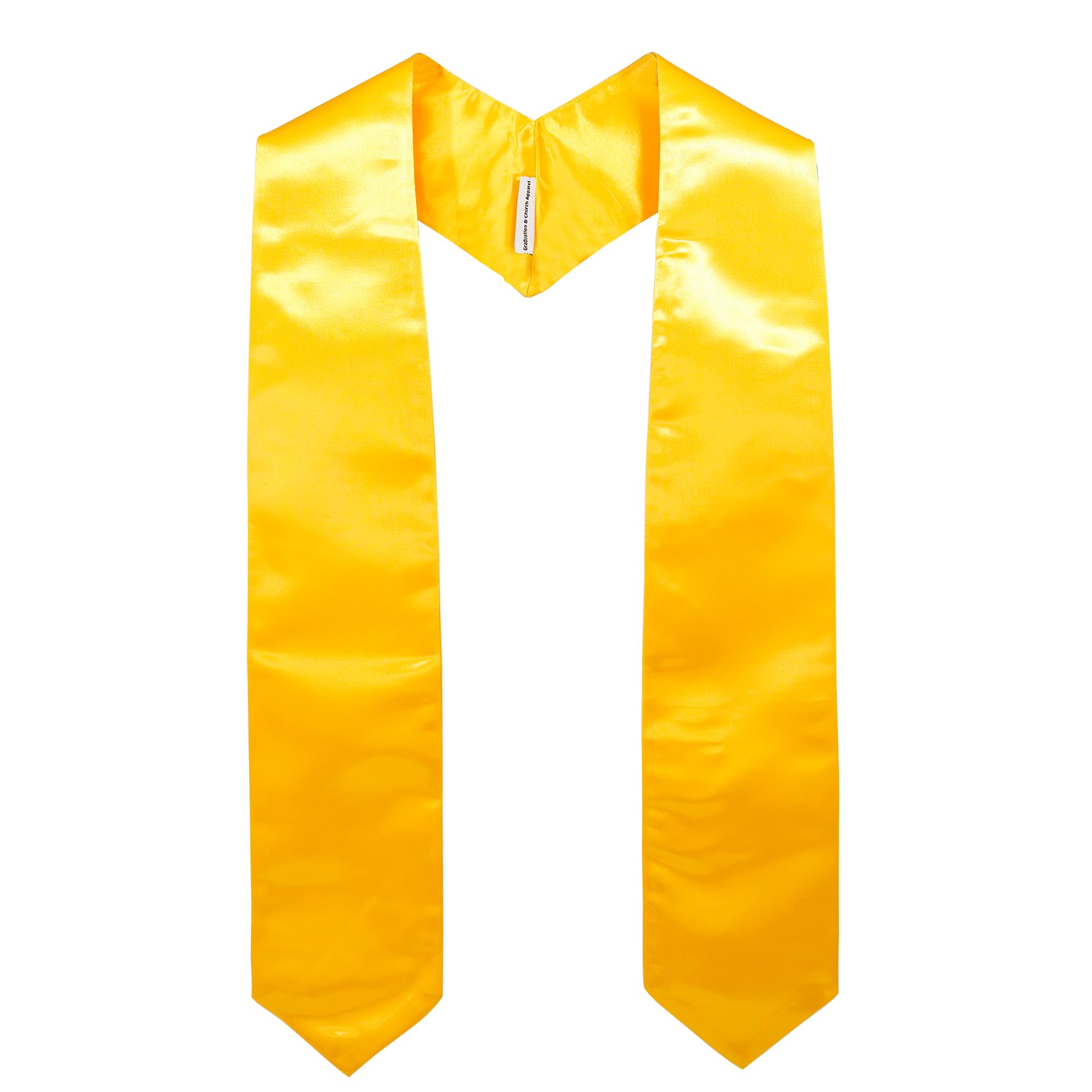 GraduationMall Unisex Adult Plain Graduation Stole 60"