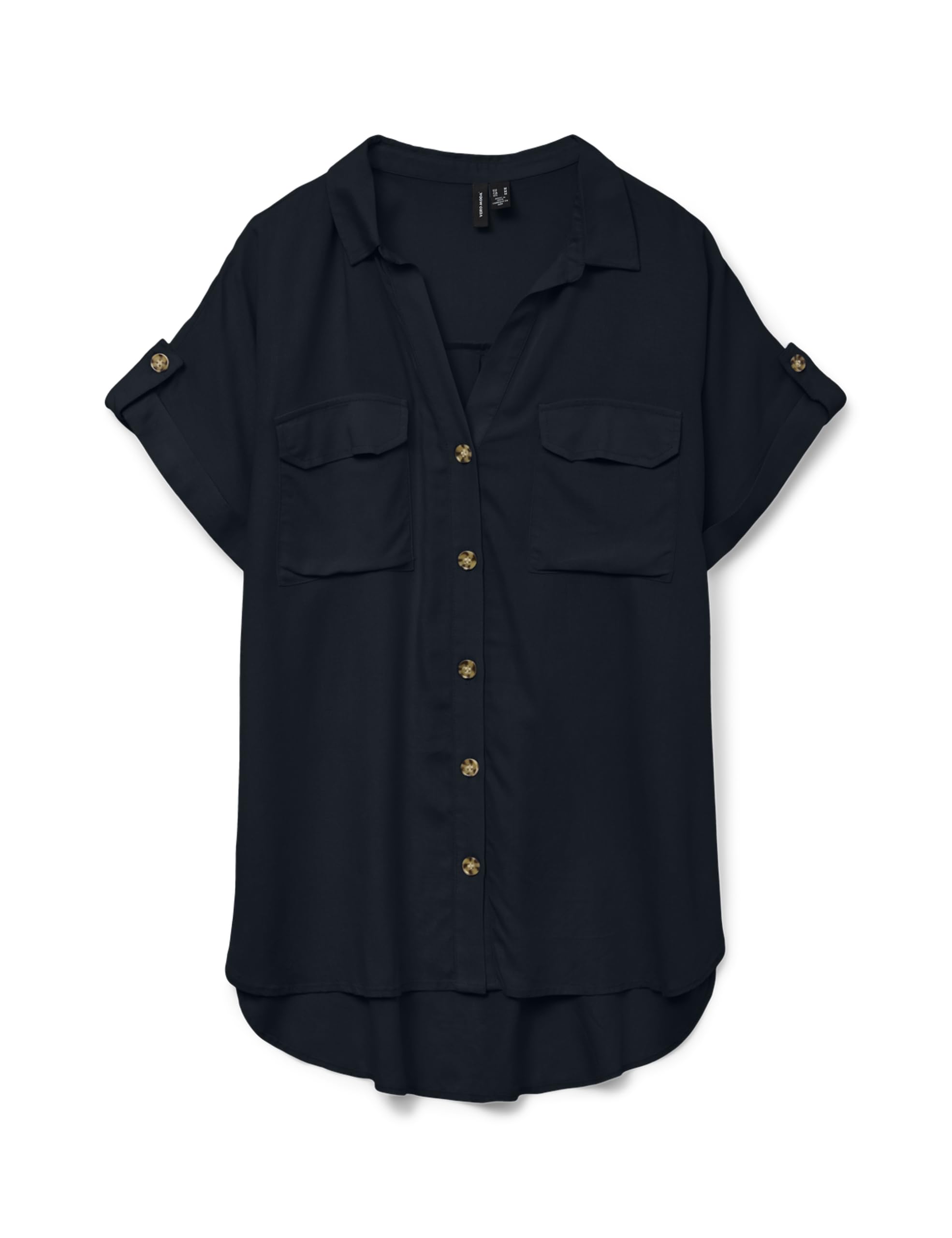 Vero Moda Vmbumpy S/S T-Shirt WVN GA Noos Women's Short Sleeve Blouse