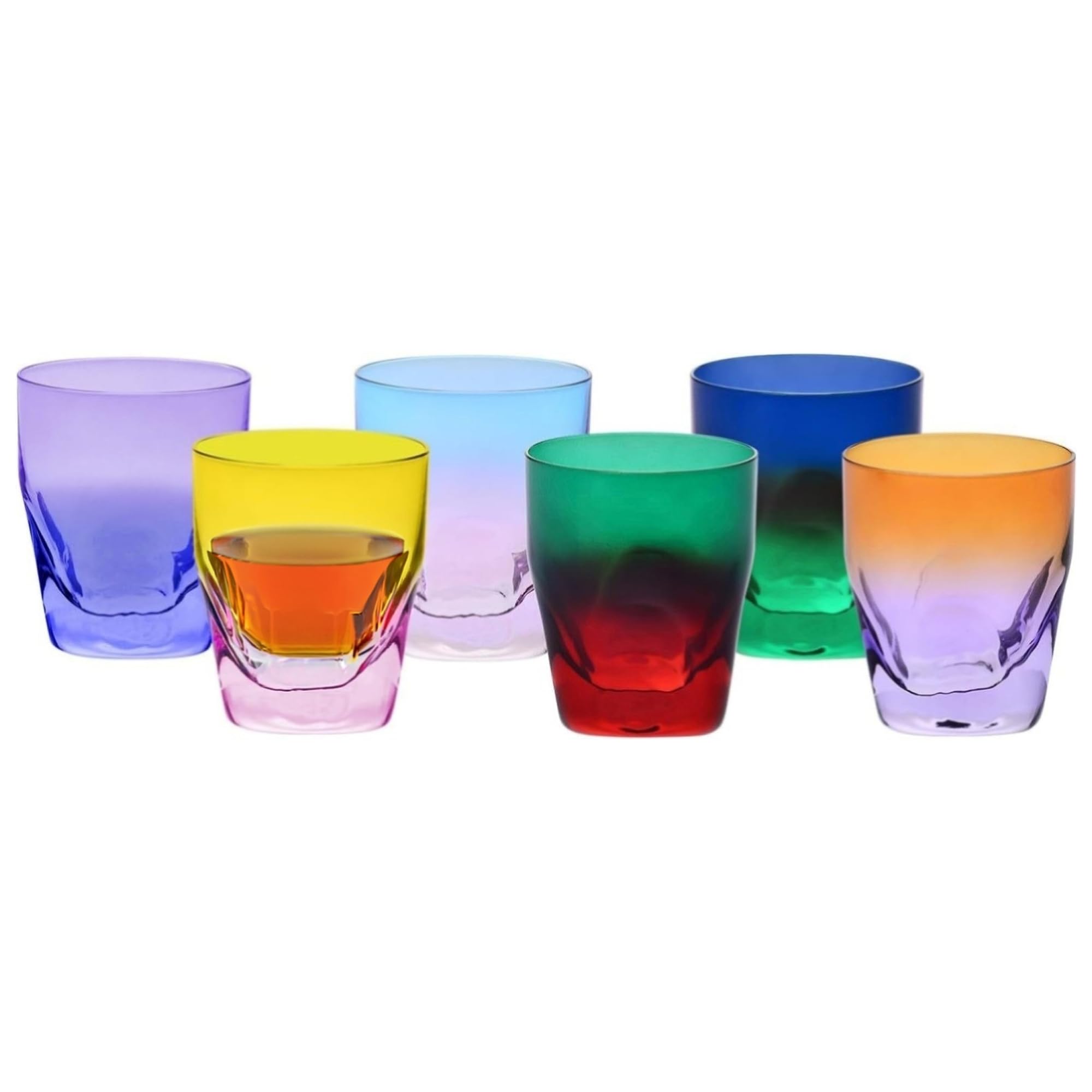 Krosno Whisky, Cocktails & Long Drinks Glasses 260ml - Set of 6 Glasses in 6 Uni