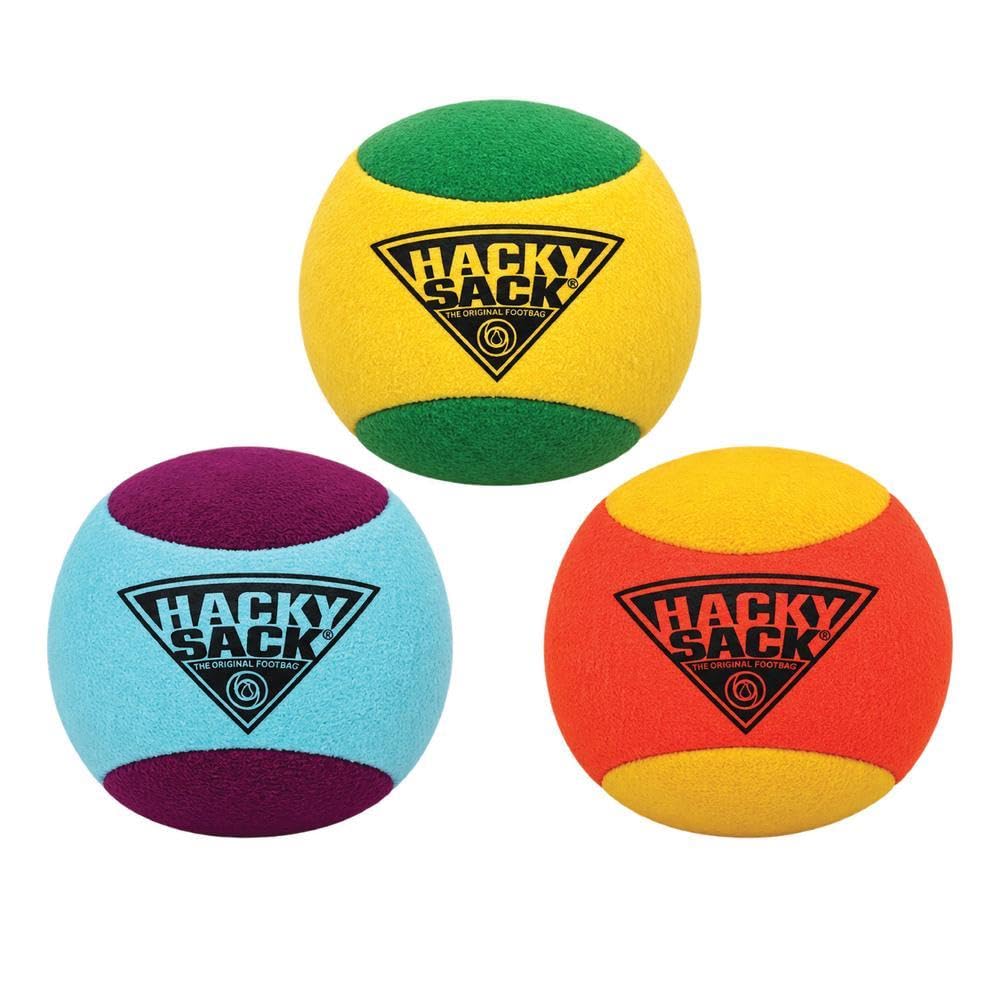 PlayMonster The Original Hacky Sack Footbag Core 70s, 80’s Toys - Material Bag -