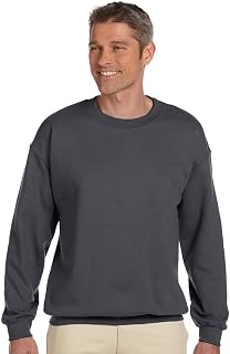 Hanes Ultimate Cotton Adult Crewneck Sweatshirt, F260, L, Charcoal Heather