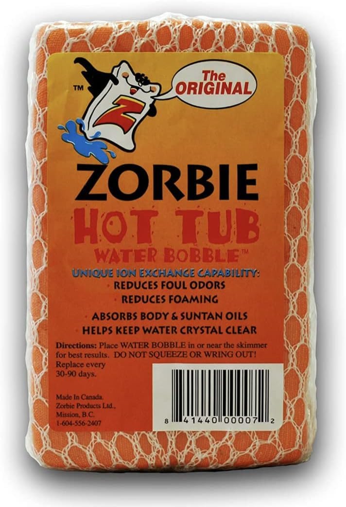 Zorbie Water Bobble Hot Tub Oil Scum Absorber - Scum Absorbing Sponge for Spas a