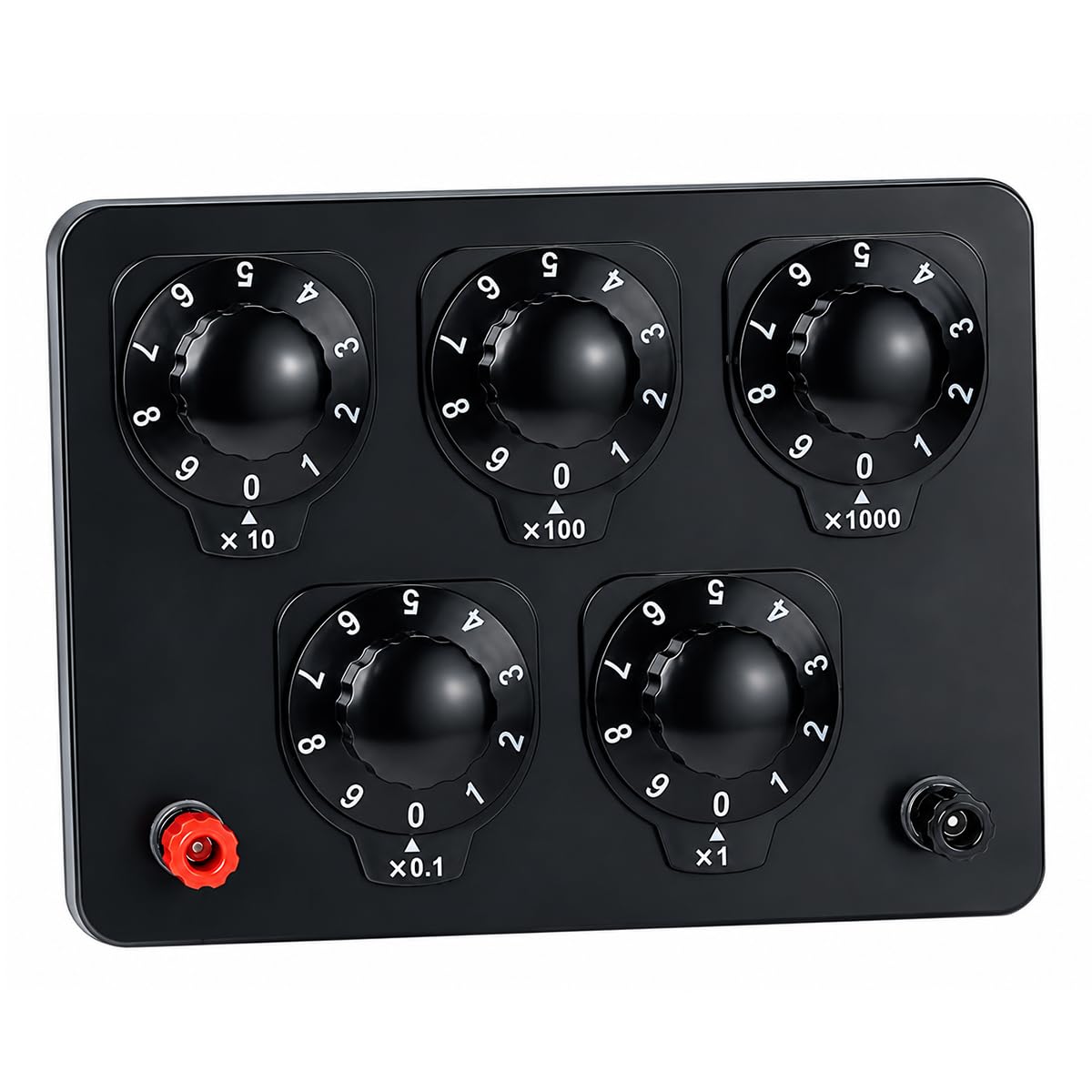 High Accuracy 5-Decade Resistor Box 0-9999.9Ω (0.1Ω Step) | Wide Range Rotary Re