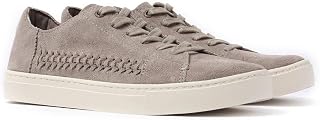 TOMS Tiny Mary Jane Black, Slip-On Sneakers Women, Desert Taupe Suede and Woven Panel