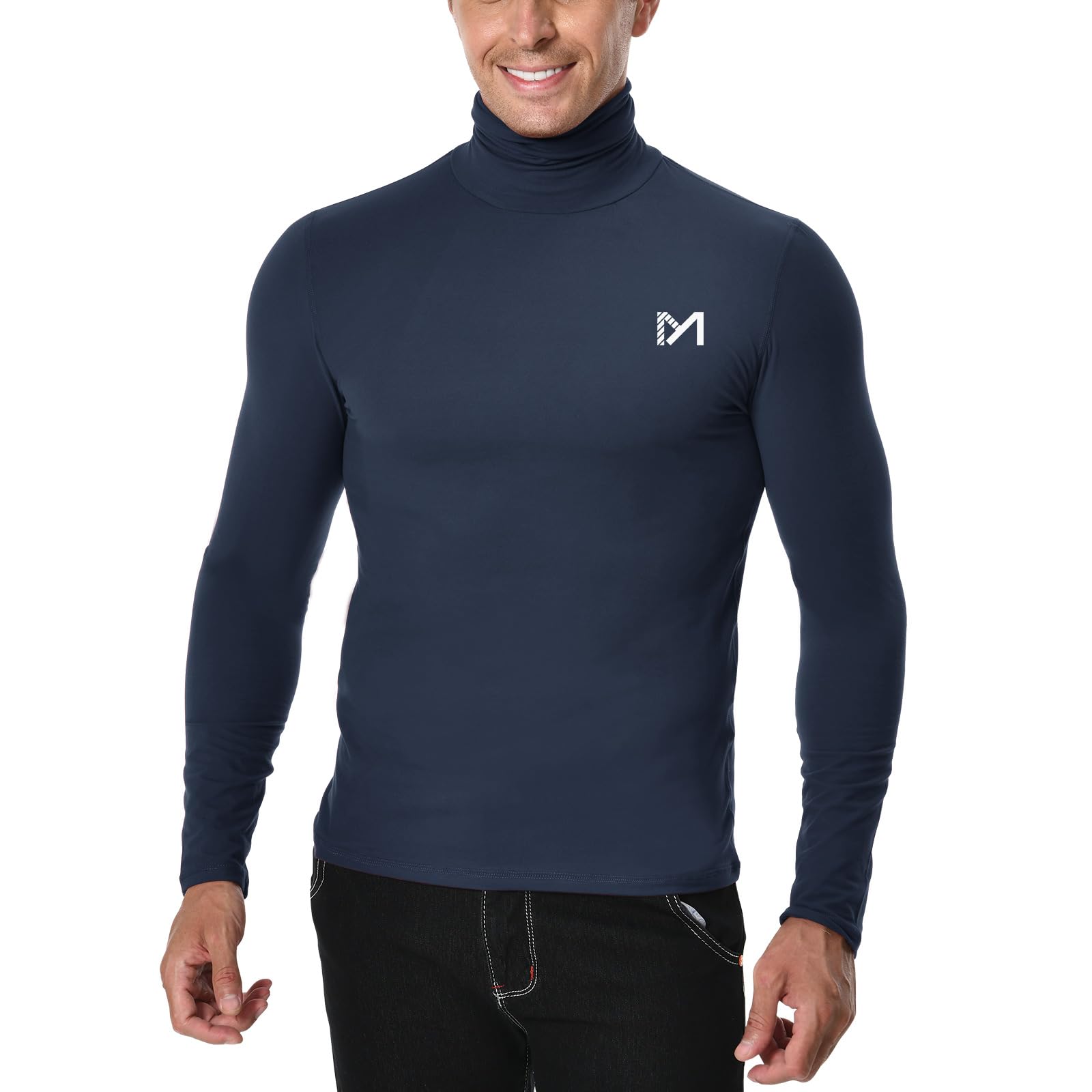 MEETYOO Men’s Base Layer Shirt Breathable Functional Top Long Sleeve T-Shirt Spo