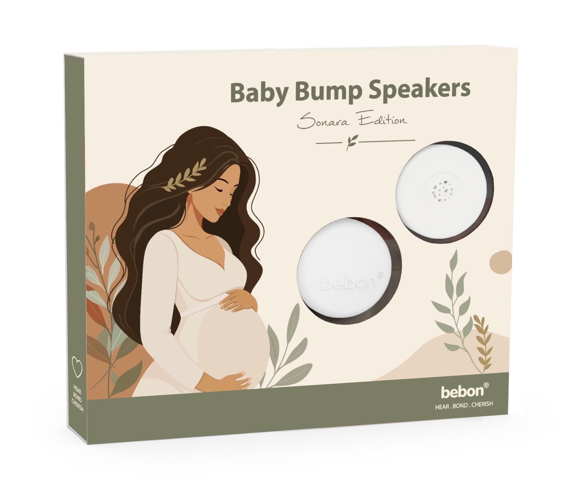 Baby Bump Headphones Plays and Shares Music, Sound, Voices to the Womb | from Yo
