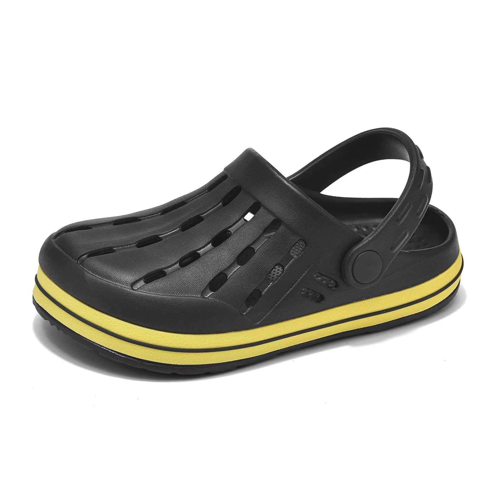 Kids Clogs Boys Girls Garden Clogs Lightweight EVA Water Shoes with Adjustable H