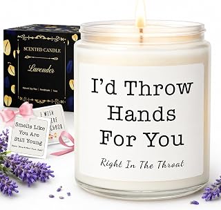 Gifts for Women, Birthday Gifts for Women, Unique Friendship Gift for Womens, Best Friend, Her, Sister, Bestie, Girlfriend, Mom, Funny Scented Candle with Replaceable Stickers