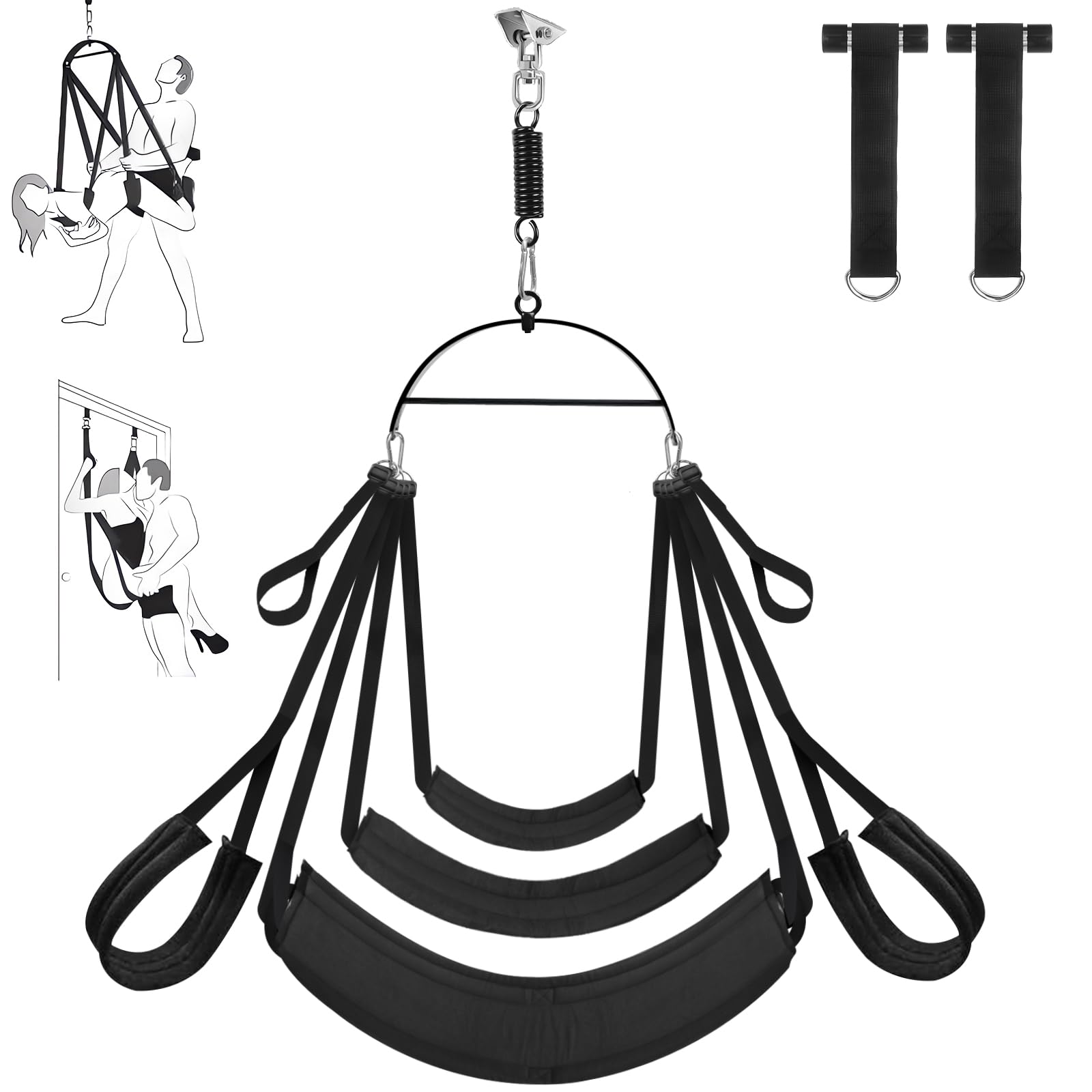Sex Swing Adjustable BDSM Toys Sex Straps with Super Widened Seat Adjustable Sex