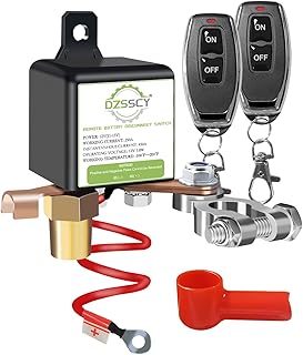 Remote Battery Disconnect Switch 12v, Kill Switch for Car Truck, Anti-Theft | Remote Battery Cut Off Switch, 250A, Car Kill Switch, Upgrade Prevent Drain, Disconnect Negative