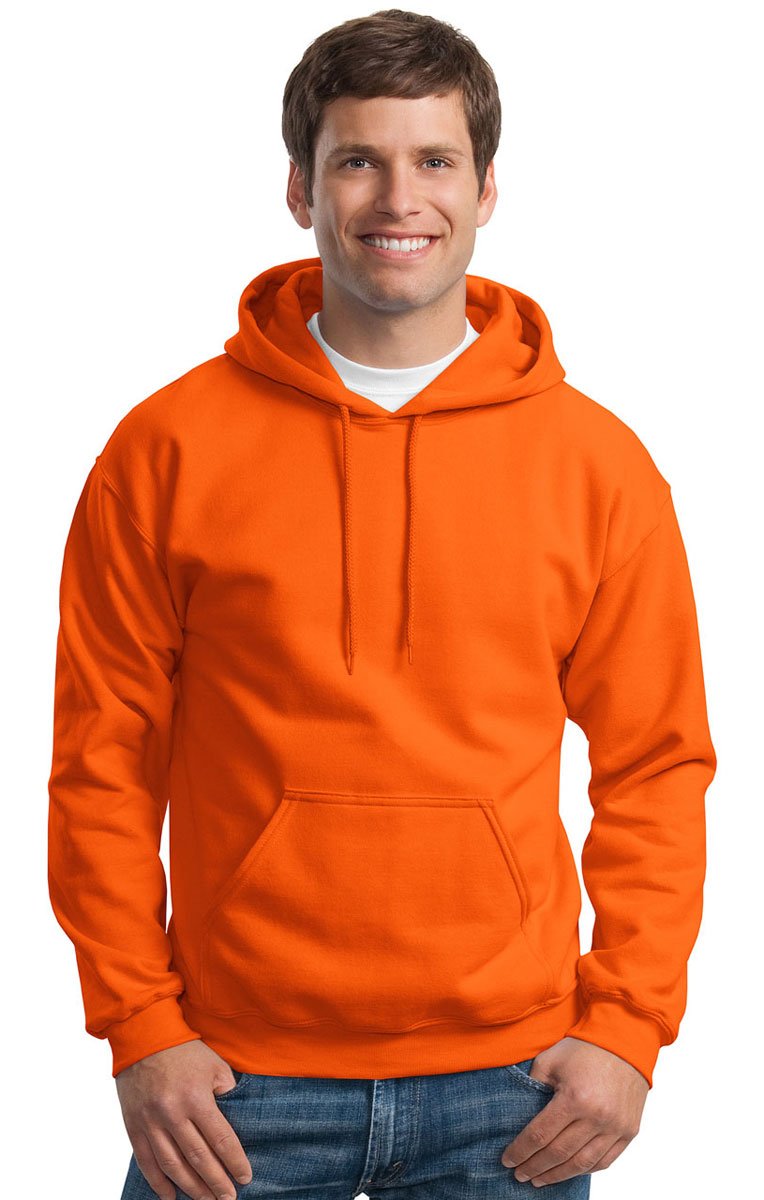 Gildan Fleece Hooded Sweatshirt, Style G18500 Men's Hoodie (Pack of 1)