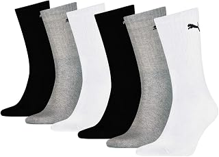 PUMA Unisex Quarter Plain 3p Men's Sports Socks (Pack of 3)