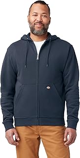 Dickies Men's Big Tall Full Zip Fleece Hoodie Fleece Jacket (pack of 1)