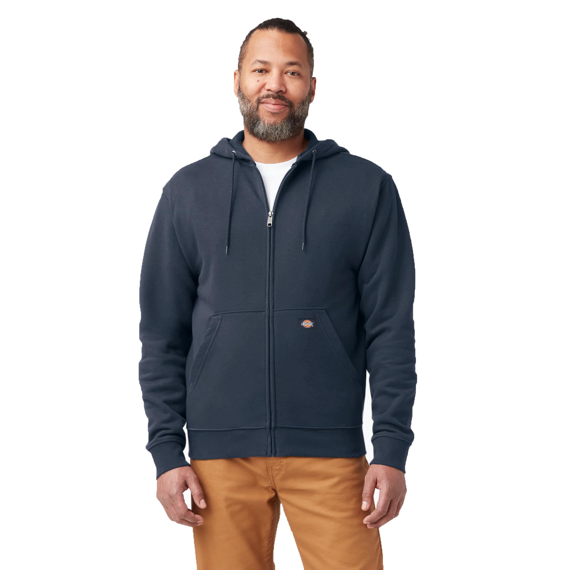 Dickies Men's Big Tall Full Zip Fleece Hoodie Fleece Jacket (pack of 1)