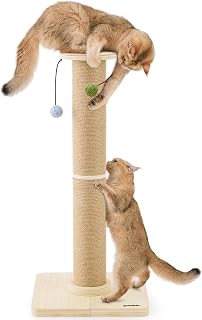 ZOMISIA 88cm Tall Cat Scratching Post for Indoor Cats