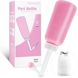 350ml Perineal Bottle Postpartum Essentials Upside Down Portable Bidet Bottle for Perineal Recovery and Cleansing After Birth