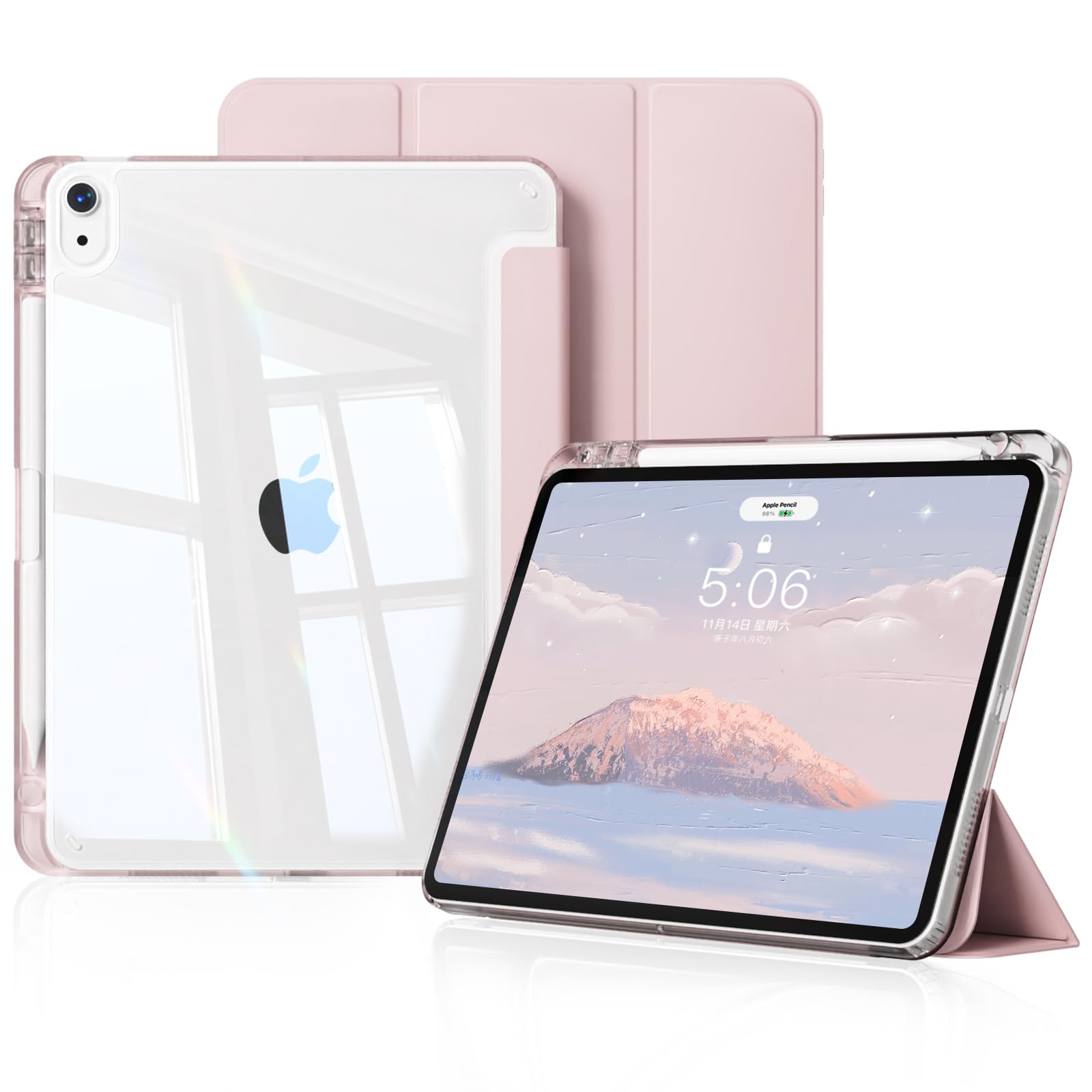 KVTVOU Case for iPad Air 11 Inch M4/M3/M2 2026/2025/2024, iPad Air 10.9 5th/4th 