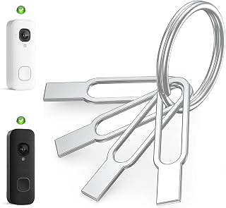Blink Replacement Door Bell Key,4 Pack Camera Release Pin for Flashing, Replacement Key,Efficient Tool for Blink Doorbell Holder Removal and